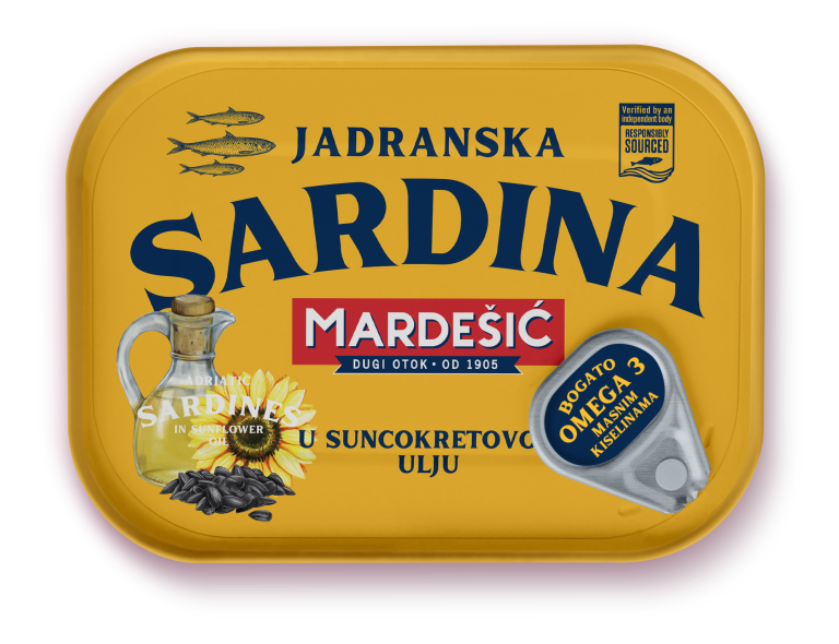 Adriatyckie sardynki w oleju słonecznikowym