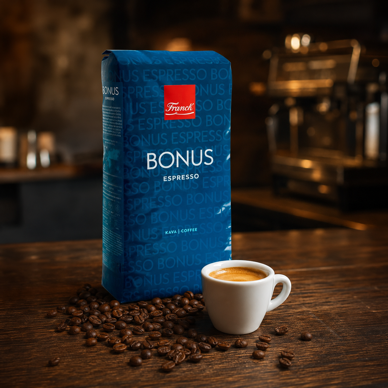 Kawa ziarnista espresso Bonus 1 kg FRANCK (2)