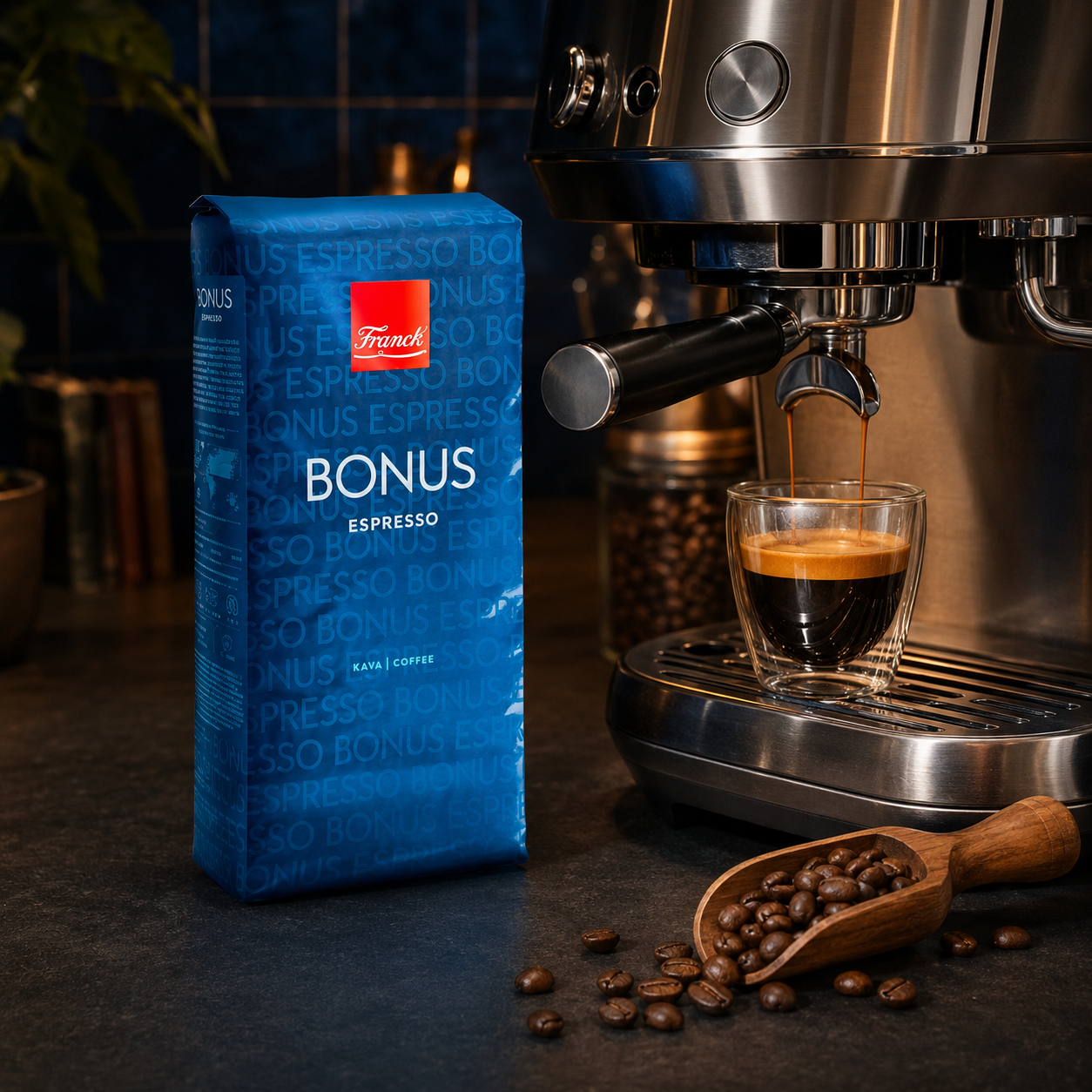 Kawa ziarnista espresso Bonus 1 kg FRANCK (4)