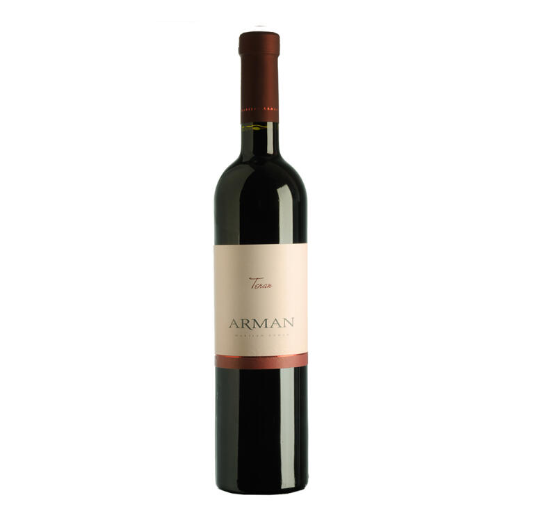 Butelka czerwonego wina Arman Marijan Teran Istria 0,75L – chorwackie wino ze szczepu Teran z regionu Istria.