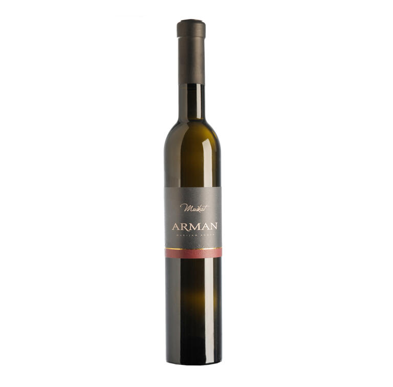 Butelka białego wina Muskat Istria 0,5 l