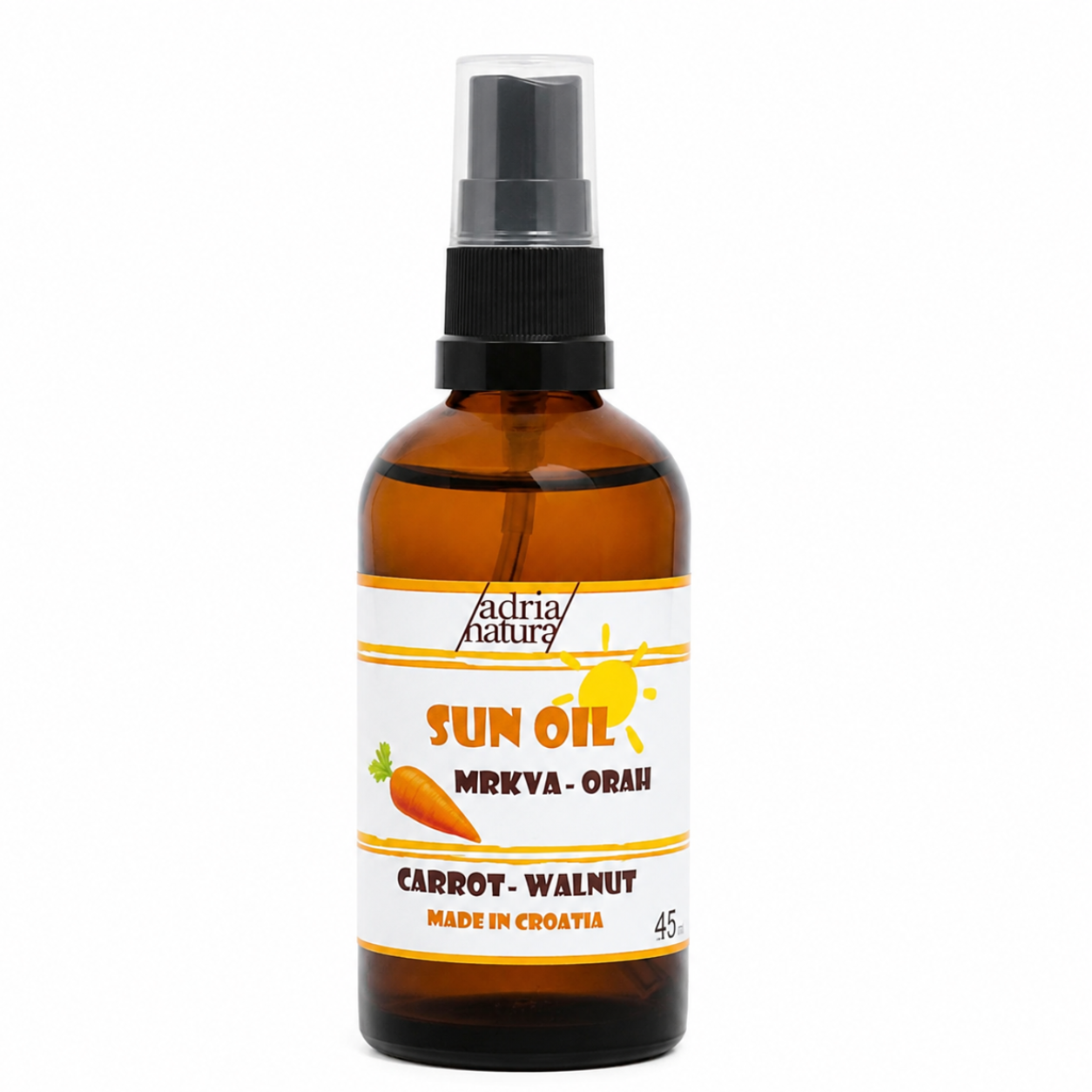 Olejek do opalania SUN Marchewka/Orzech, 100 ml