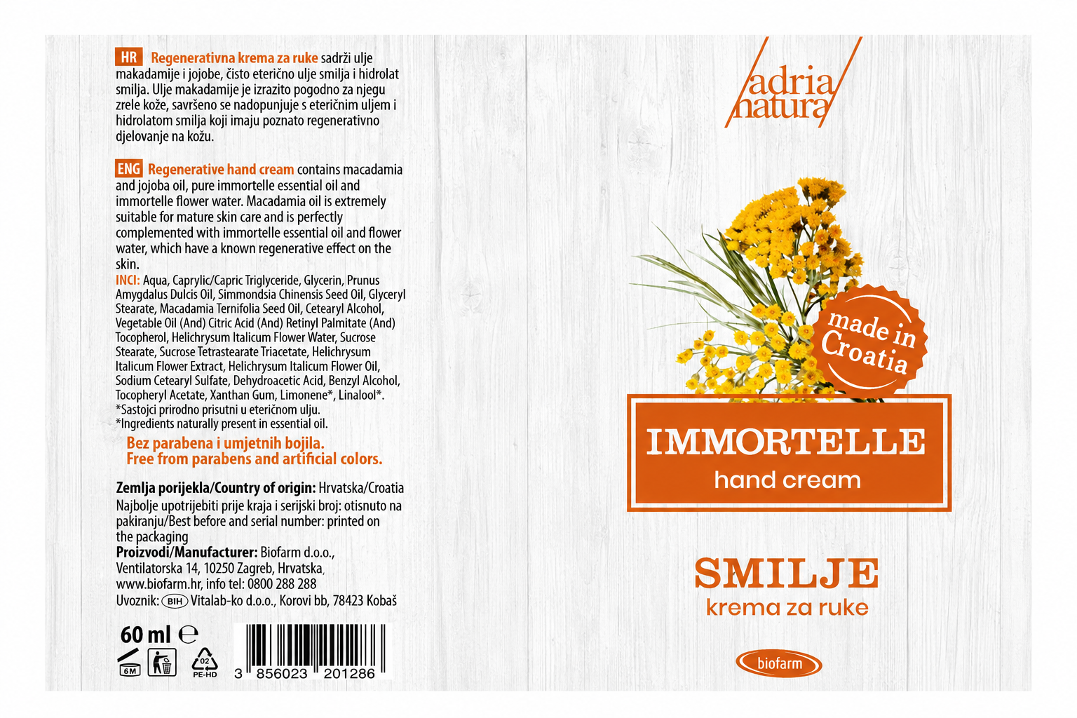 Krem do rąk – Smilje, 60 ml (2)