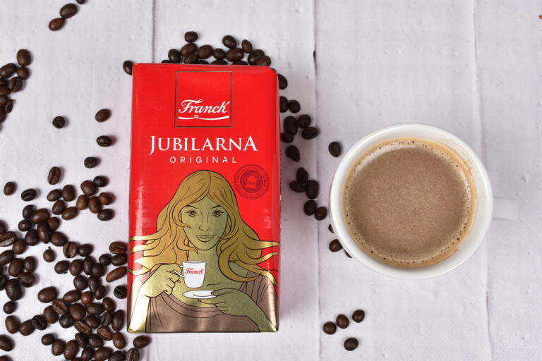 Jubilarna Original kawa mielona 250 g marki FRANCK – klasyczna chorwacka kawa o intensywnym aromacie.